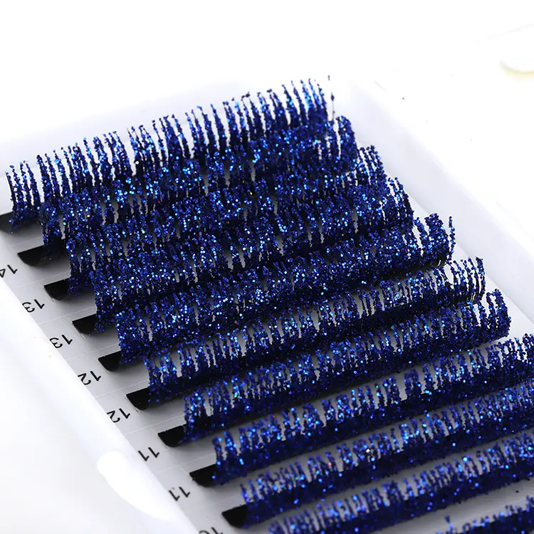 Glitter Blue Lash Extension podnos